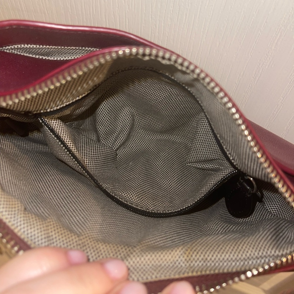 Rebecca Minkoff Leather Shoulder Bag in Red - Picture 8 of 9